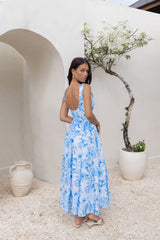 Maxikleid „The Voyage Edit“ Blau