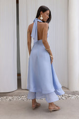 Maxikleid "City Lights Calling" Blau