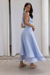 Maxikleid "City Lights Calling" Blau