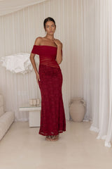 Emery Maxikleid Pflaume