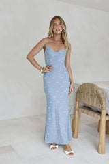 Maxikleid "Sommer im Ausland" Blau