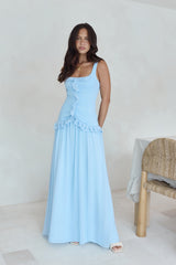 Shoreline Luxe Maxikleid Blau