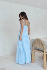 Shoreline Luxe Maxikleid Blau