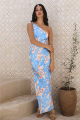 Maxikleid „Last Time“ Blau