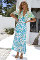 Field Of Stars Maxikleid Blau