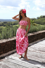 Platonischer Maxirock Pink