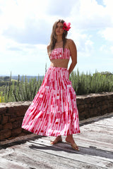 Platonischer Maxirock Pink
