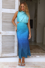 Seventeen Again Maxikleid Blau
