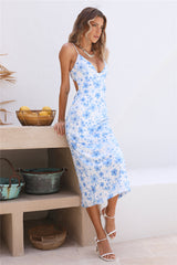 Lagoon Maxikleid Blau
