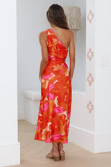 Save Me A Dance Maxikleid Orange