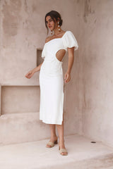 Luna Eclipse Maxikleid Weiß