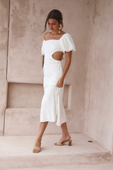Luna Eclipse Maxikleid Weiß