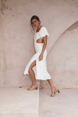 Luna Eclipse Maxikleid Weiß