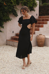 Luna Eclipse Maxikleid Schwarz