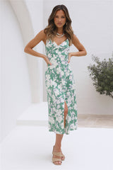 Maxikleid Niedrigwasser Grün