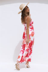 Verbotene Liebe Maxikleid Rosa