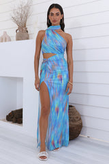 Maxikleid „Deep Desire“ in Blau