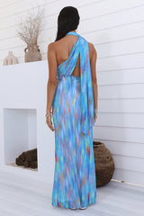 Maxikleid „Deep Desire“ in Blau