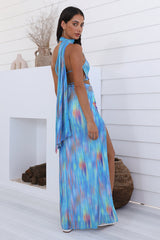 Maxikleid „Deep Desire“ in Blau