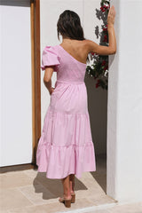 Maxikleid Strawberry Daiquiri Rosa