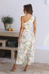 Magisches Maxi-Kleid mit Blumenmuster