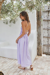 Sommer-Traum Maxikleid Flieder