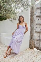 Sommer-Traum Maxikleid Flieder