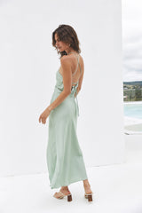 Sommerliebe Midi-Kleid Salbei