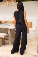 Cozy Evenings Top Schwarz