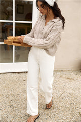 LEE High Baggy Jean Bio Weiß