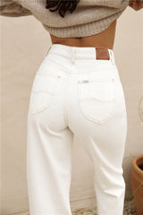 LEE High Baggy Jean Bio Weiß
