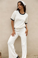 Knit-Top „Colder Days“ in Weiß