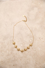 18k vergoldete Bronze Perfektion Halskette Gold