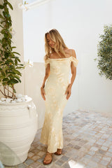 Off The Record Maxi-Kleid Gelb