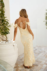 Off The Record Maxi-Kleid Gelb