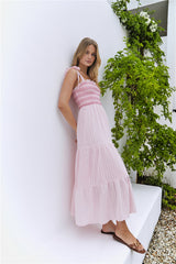 Sweet Whispers Maxikleid Rosa