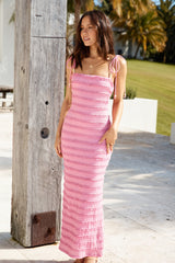 Maxikleid "Urlaubsmodus" Rosa