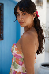 Sommer-Oase Neckholder-Maxikleid Rosa