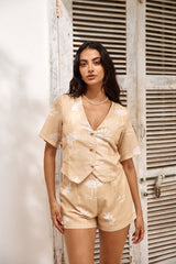 Schattensucher-Top Beige