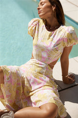 Maxikleid Fruit Punch Gelb