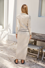 Manhattan Moment Strickoberteil Beige