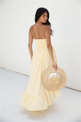 Love In The Summer Maxikleid Gelb