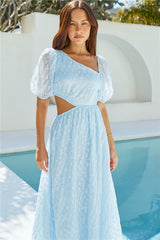 Clarity Maxikleid Blau