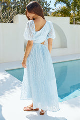 Clarity Maxikleid Blau
