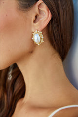 18 Karat vergoldete Quiet Luxury Ohrringe Gold