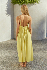 Nicht so kleines Maxikleid Gelb