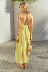 Nicht so kleines Maxikleid Gelb