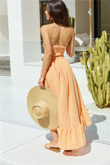 Maxikleid Love In The Summer Orange