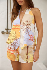 SEVEN WONDERS Palama Vest Top Palama-Print