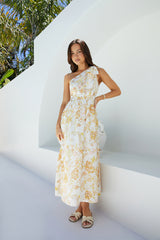 Blumen-Maxikleid „Sunset Serenade“